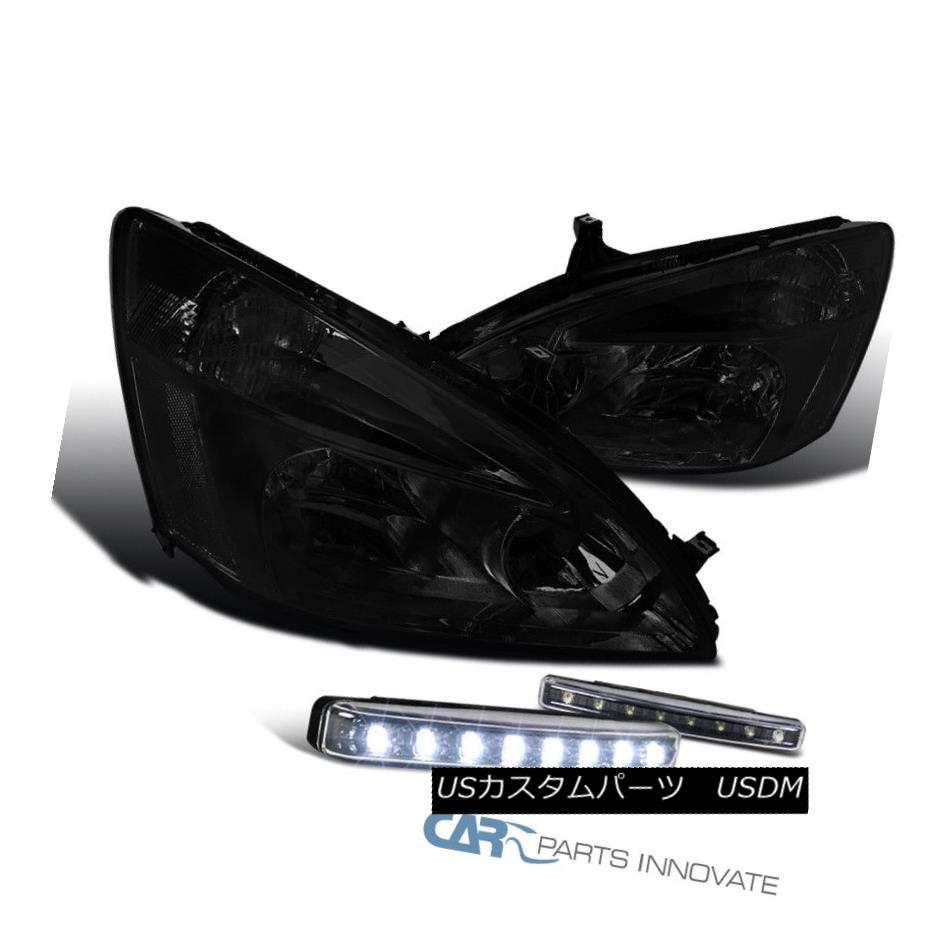 ѡ WORLDҸˤ㤨֥إåɥ饤 For 2003-2007 Honda Accord LX EX Smoke Headlights+8-LED Bumper Fog Lamps 2003 - 2007ǯۥLX EX⡼إåɥ饤+ 8-L EDХѡեספβǤʤ52,690ߤˤʤޤ