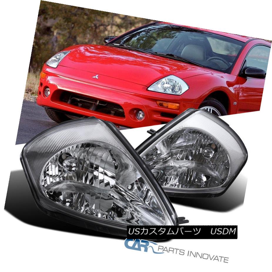 ヘッドライト 2000-2005 Mitsubishi Eclipse Chrome Headlights Head Lamps Replacement Left+Right 2000-2005 Mitsubishi Eclipse Chromeヘッドライトヘッドランプ交換左+右