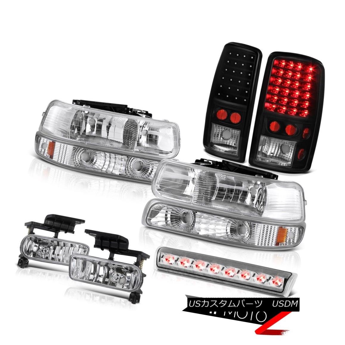 إåɥ饤 2000-2006 Tahoe 4X4 Euro clear headlamps parking brake lights fog roof cab Light 2000-20064X4桼ꥢإåɥץѡ󥰥֥졼饤ȥե롼ե֥饤