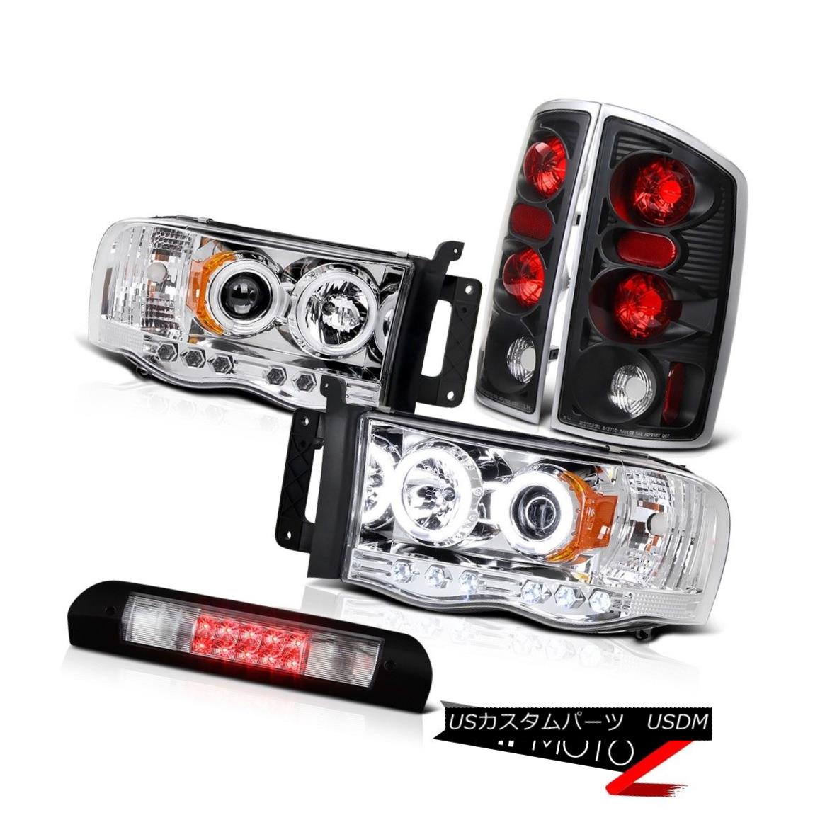 إåɥ饤 CCFL Angel Eye Headlights Black Reverse Tail Lights 3rd LED 2002-2005 Ram Hemi CCFL󥸥륢إåɥ饤ȥ֥åСơ饤3rd LED 2002-2005 Ram Hemi