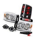 ヘッドライト Clear Headlamps Tail Brake Lights Projector Foglights Third Cargo LED 06 ...