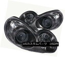 ヘッドライト ANZO 121231 Set of 2 Black Projector Headlights for 02-05 Hyundai Sonata ANZO 121231 02-05 Hyundai Sonata用黒プロジェクターヘッドライト2個セット