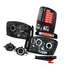 ヘッドライト 07 08 Ram 2500 CCFL Halo Headlight SMD Brake Tail Light Foglight Third Ca...