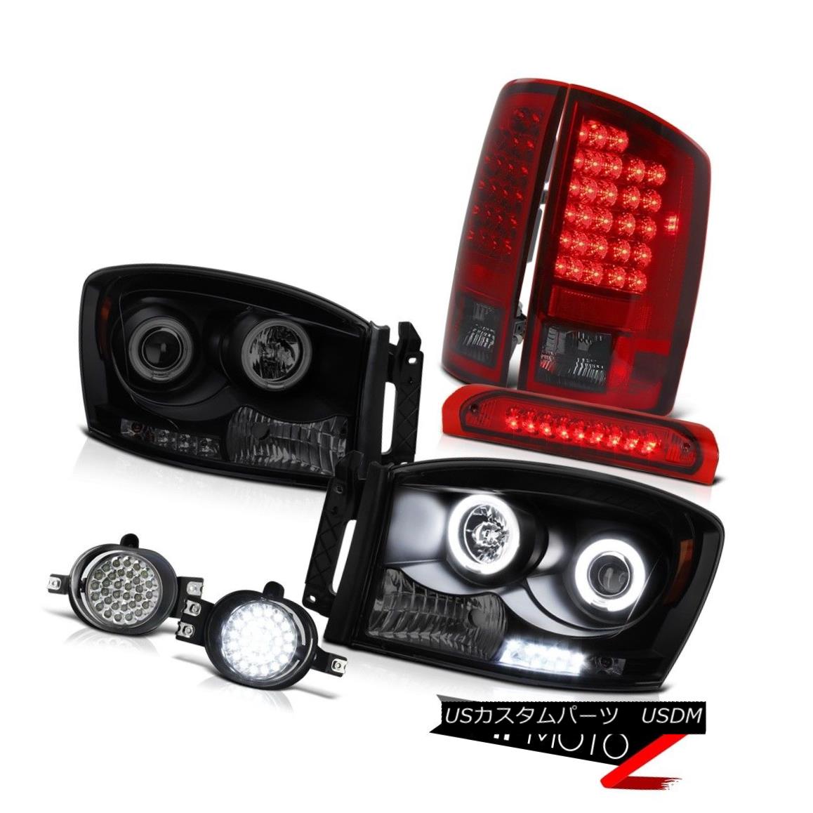Angel Eye Headlamp LED Bumper Foglight Top Mount Brake Lamps 06 Dodge Ram Dieselカテゴリヘッドライト状態新品メーカーDodge車種Ram 1500発送詳細送料一律 1000円（※北海道、沖縄、離島は省く）商品詳細輸入商品の為、英語表記となります。 Condition: New Brand: Venom Inc. [Fog Light] Switch: [Fog Light] Switch Manufacturer Part Number: OEM#B0906H_2006_A2146 [Fog Light] Bulbs: [Fog Light] Bulbs Interchange Part Number: 68003124/68003125AD, 55077348/55077347AF, 55077475AF [Headlight] Side: Driver&Passenger Side Provided Other Part Number: CH2503180/CH2502180,CH2801147/CH2800147,CH2592121 [Tail Light] Brake: Built-In LED Placement on Vehicle: Left, Right, Front, Rear [Tail Light] Dashboard Light: Error-Free Warranty: 60 Day [Tail Light] Parking: Built-In LED [Headlight] Low Beam Bulb: H1 Bulbs Included [Tail Light] Reverse: Re-use Original 3157 Bulbs [Headlight] DOT & SAE: Approved [Tail Light] Side: Driver & Passenger Included [Headlight] LED Brand: Nichia - Made In Japan [Tail Light] Signal: Built-in LED [Headlight] High Beam Bulb: H1 Bulbs Included Contact Us: TEL: 1-844-884-7847 | HOURS: 9am - 6pm PST [Headlight] Halo Type: Cold Cathode Fluorescent Light Returns: 60-Days LOVE IT or RETURN IT! [Fog Light] Wiring: [Fog Light] Wiring UPC: 7425938440446 EAN: 7425938440446※以下の注意事項をご理解頂いた上で、ご入札下さい※■海外輸入品の為、NC,NRでお願い致します。■フィッテングや車検対応の有無については、画像と説明文よりお客様の方にてご判断をお願いしております。■USのカスタムパーツは国内の純正パーツを取り外した後、接続コネクタが必ずしも一致するとは限らず、加工が必要な場合がございます。■商品説明文中に英語にて”保障”に関する記載があっても適応はされませんので、ご理解ください。■初期不良（到着より7日以内）のみ保証対象とします。ただし、取り付け後は、保証対象外とします。■海外倉庫から到着した製品を、再度国内で検品を行い、日本郵便または佐川急便にて発送となります。■お届けまでには、2〜3週間程頂いております。ただし、天候次第で多少遅れが発生する場合もあります。■商品落札後のお客様のご都合によるキャンセルはお断りしておりますが、商品落札金額の30％の手数料をいただいた場合のみお受けいたします。■他にもUSパーツを多数出品させて頂いておりますので、ご覧頂けたらと思います。■USパーツの輸入代行も行っておりますので、ショップに掲載されていない商品でもお探しする事が可能です!!お気軽にお問い合わせ下さい。&nbsp;