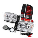 ヘッドライト CCFL Headlights Black Brake LED Tail Lights Driving Fog Third Cargo 2006 ...