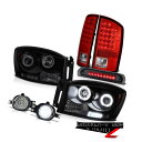 ヘッドライト 2006 Dodge Ram 4.7L CCFL Halo Angel Eye Headlights Lamp SMD Smoke 3RD Cab...