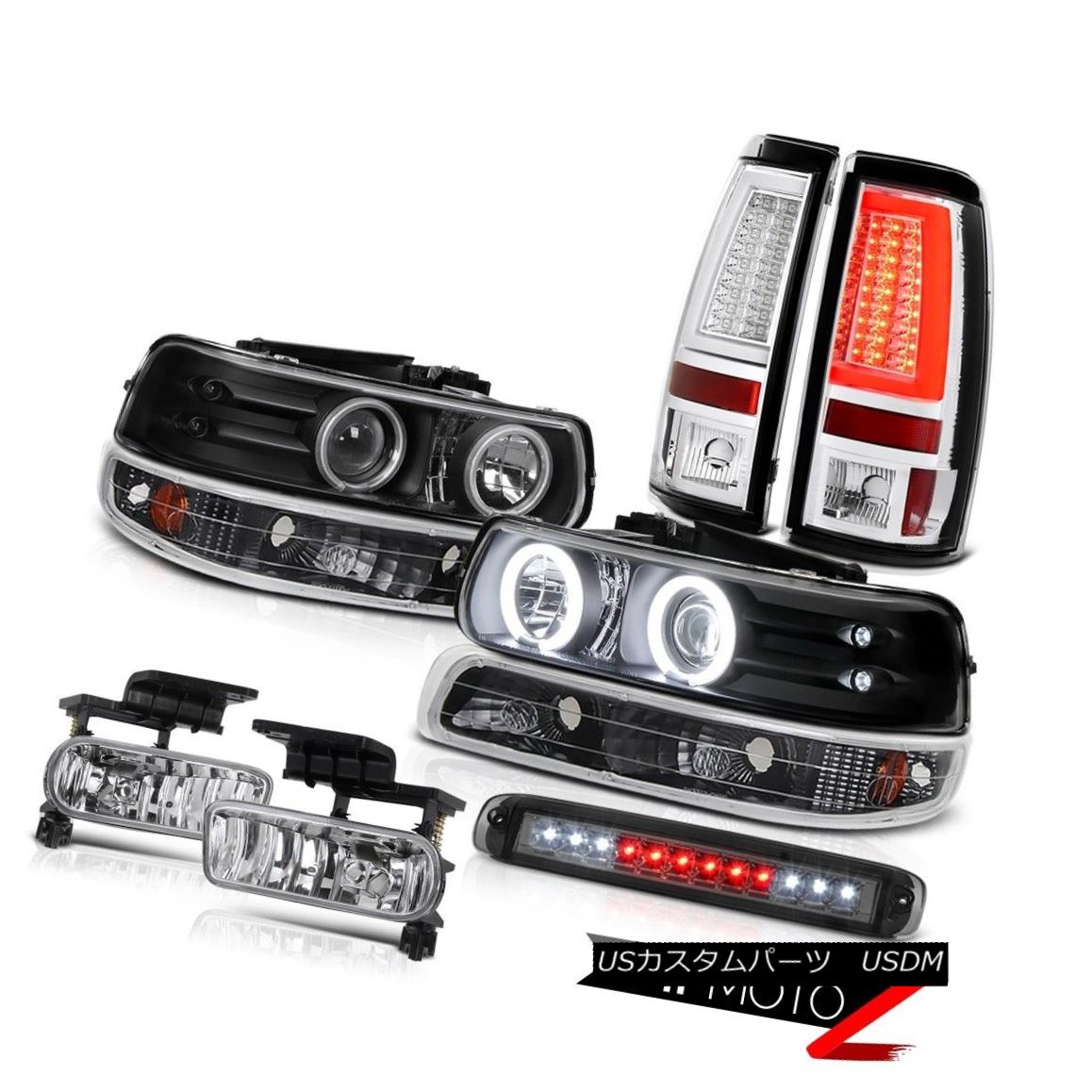 ヘッドライト 99-02 Silverado LS Taillights Third Brake Lamp Foglamps Bumper Headlights LED 99-02 Silverado LS灯台第3ブレーキランプフォグランプバンパーヘッドライトLED