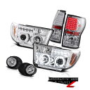 ヘッドライト 07-13 Toyta Tundra CCFL Halo Projector Headlight+Led Tail Light+Fog Lamp 07-13 Toyota Tundra CCFL Haloプロジェクターヘッドライト+ Ledテールライト+ Fogランプ(2)