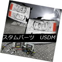 ヘッドライト FOR 07-13 SILVERADO C/K CHROME HEADLIGHT AMBER REFLECTOR+6000K HID BULB+BALLAST FOR 07-13 SILVERADO C / K CHROME HEADLIGHTアンバー・リフレクター+ 6000 K HID BULB + BALLAST(2)