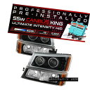 ヘッドライト !55W HID Built-In! 03-06 Chevy Silverado Black LED Halo Headlight Signal Lamp !55W HID内蔵! 03-06 Chevy Silverado Black LED Haloヘッドライトシグナルランプ(2)