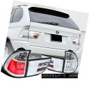 テールライト 2000-2006 BMW X5 Chrome Clear LED Rear Tail Brake Lights Corner Signal Li...