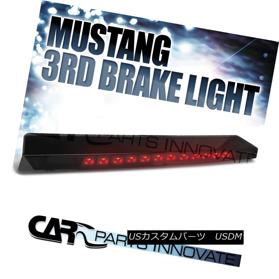 テールライト Ford 99-04 Mustang LED Rear 3rd Third Brake Light Black Smoke フォード99-04 Mustang LEDリア第3ブレーキライトブラックスモーク