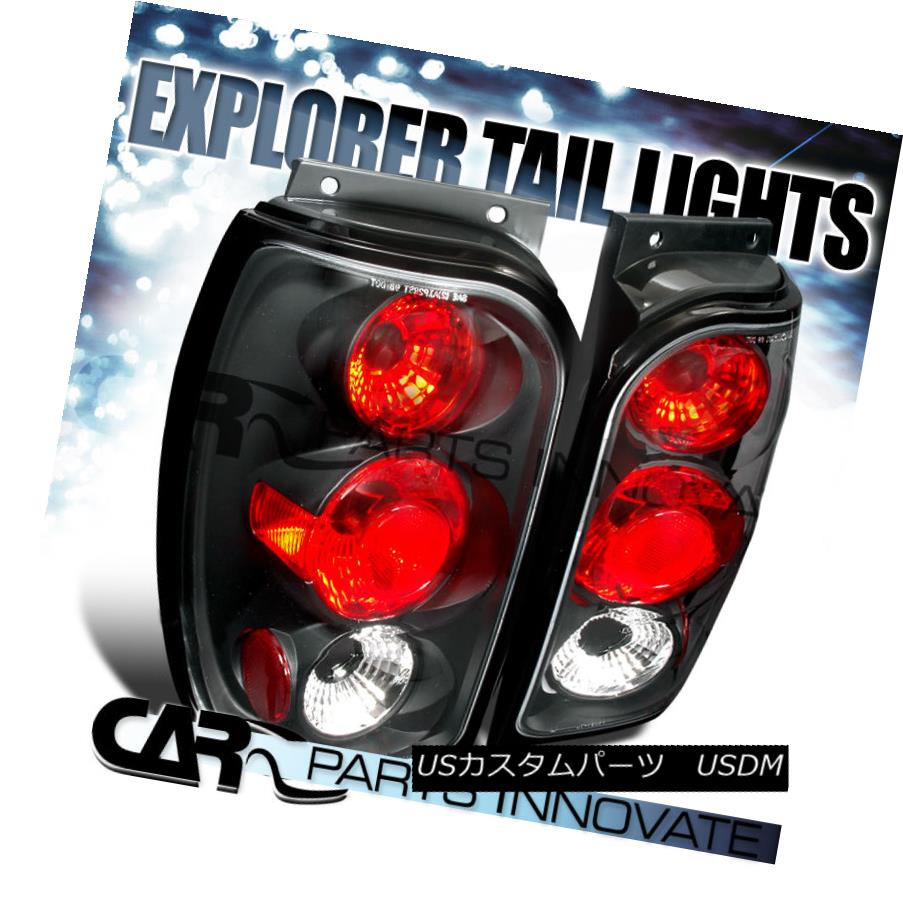 テールライト 98-01 Explorer Mountaineer Tail Lights Rear Brake Lamp Altezza Black 98-01 Explorer Mountaineer Tail LightsリアブレーキランプAltezza Black