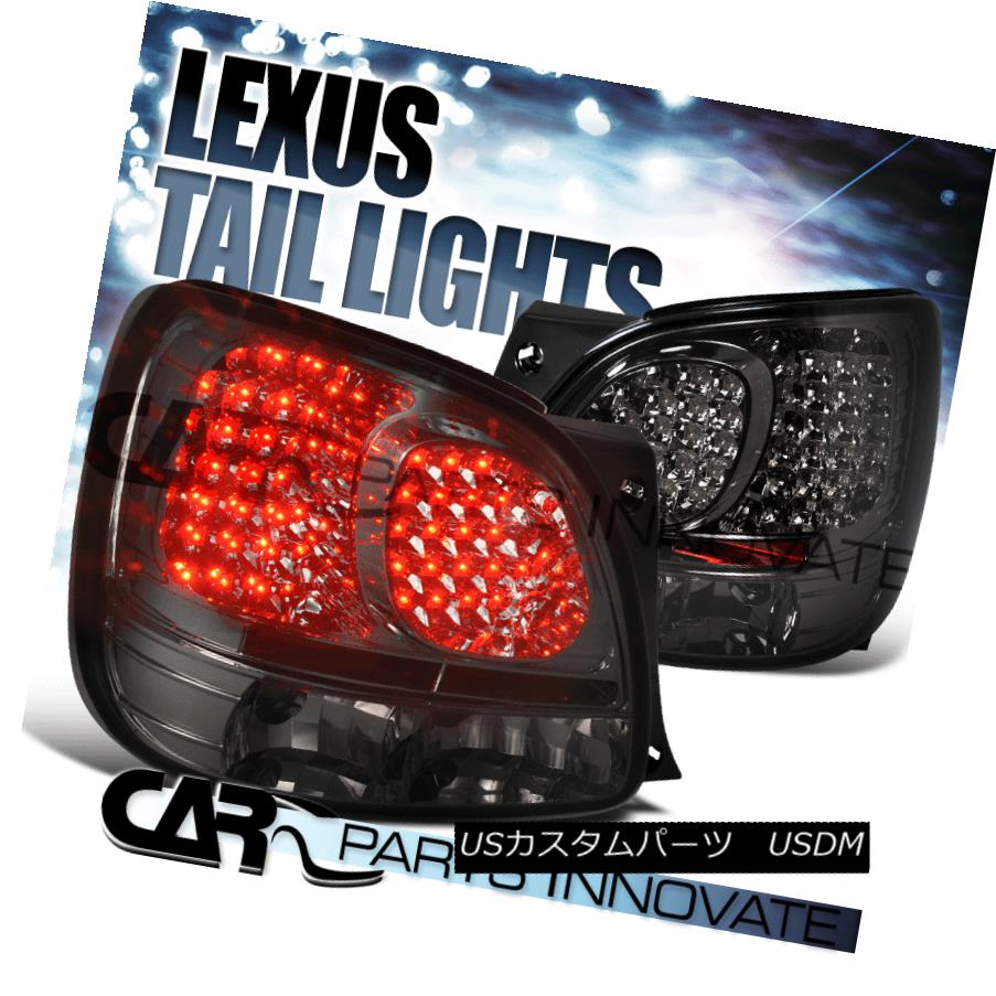 テールライト Lexus 98-05 GS300 400 430 Smoke Rear LED Brake Tail Light Pair レクサス98-05 GS300 400 430スモークリアLEDブレーキテールライトペア