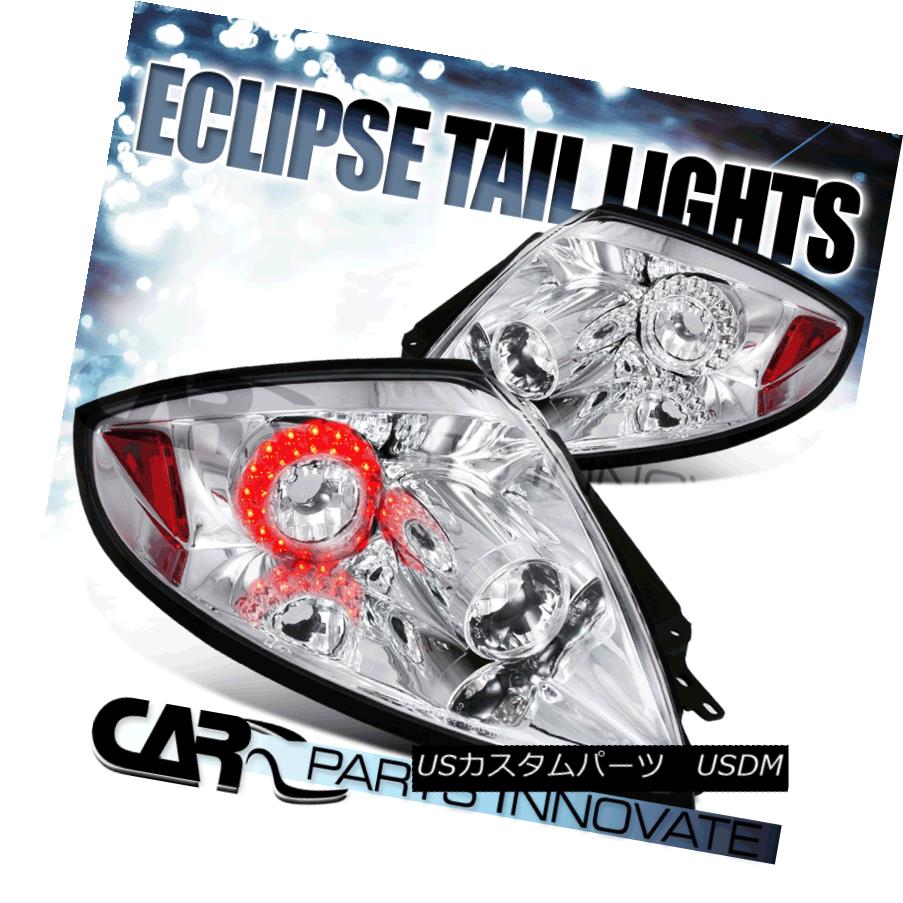 テールライト Mitsubishi 06-11 Eclipse LED Tail Lights Brake Stop Rear Lamp Chrome 三菱06-11 Eclipse LEDテールライトブレーキストップリアランプクローム