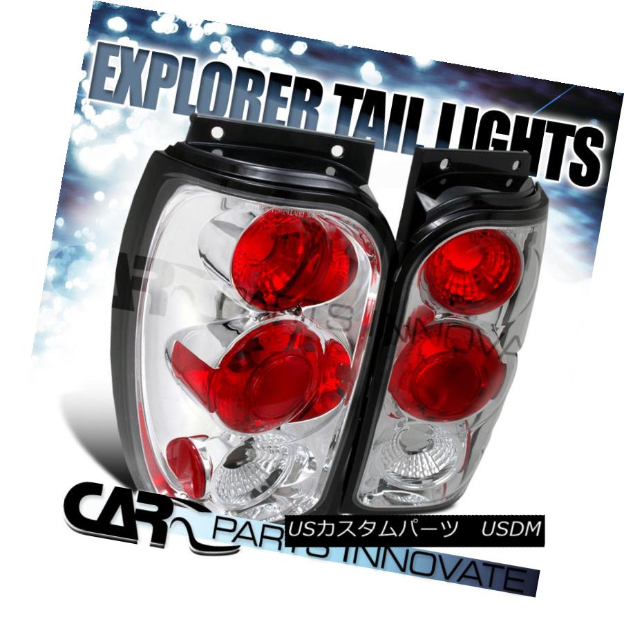 テールライト 98-01 Explorer Mountaineer Tail Lights Rear Brake Lamp Altezza Chrome 98-01 Explorer MountaineerテールライトリアブレーキランプAltezza Chrome