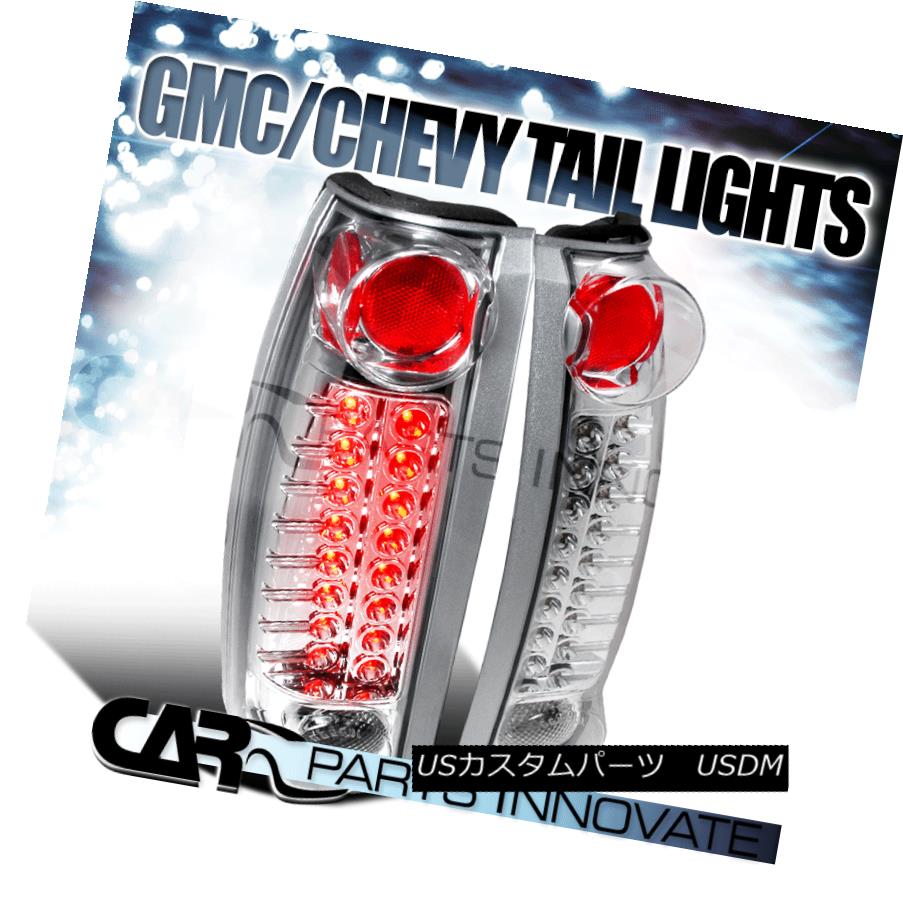テールライト Chevy GMC C/K C10 Silverado Blazer Tahoe LED Tail Light Rear Lamp Altezza Chrome シボレーGMC C / K C10シルバラードブレザータホーLEDテールライトリアランプアルテッツァクローム