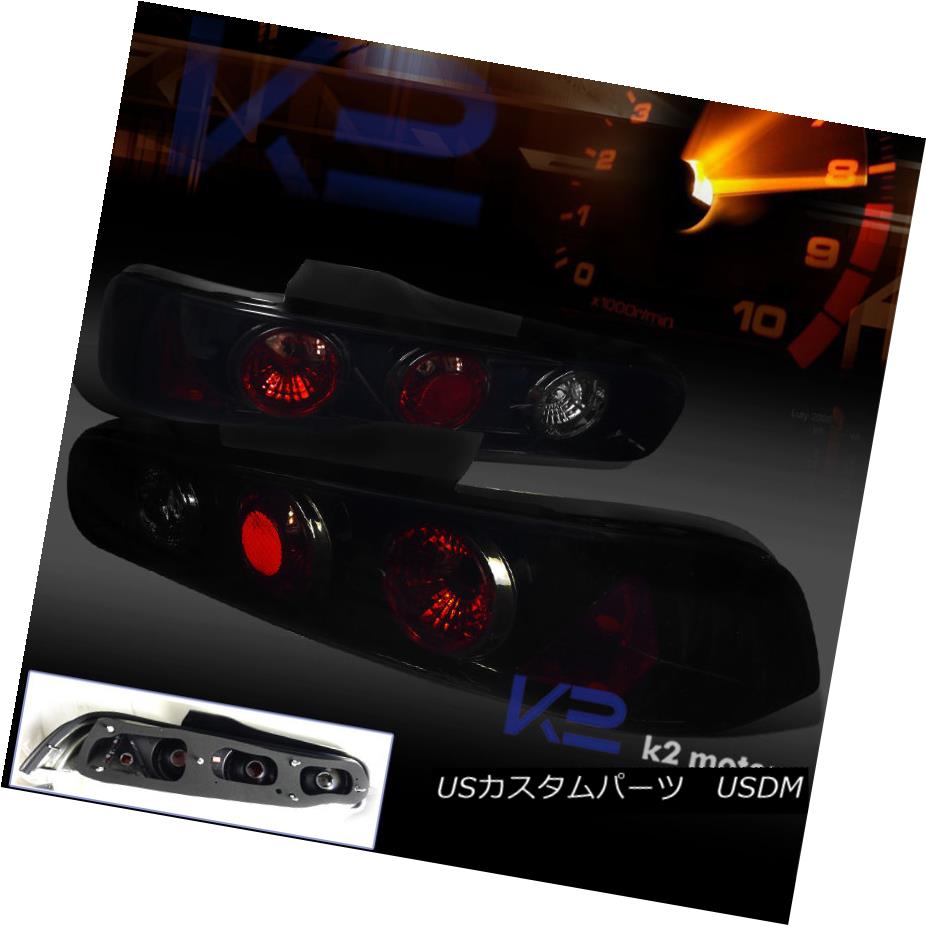 テールライト Piano Black 1994-2001 Integra Hatchback Tail Lights Dark Smoke Lens Brake Lamps ピアノブラック1994-2001インテグラハッチバックテールライトダークスモークレンズブレーキランプ