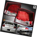 テールライト 2005-2008 Dodge Charger SRT8 R/T Red Clear LED Tail Lights Rear Brake Lamps 2005-2008ダッジチャージャSRT8 R / TレッドクリアLEDテールライトリアブレーキランプ