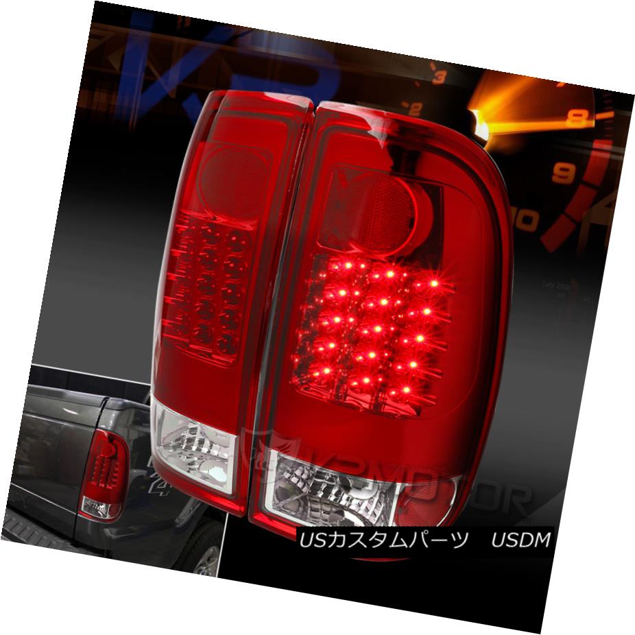 テールライト 08-16 Ford F250 F350 F450 F550 SuperDuty Red/Clear Lens LED Tail Lights Lamp 08-16 Ford F250 F350 F450 F550 SuperDutyレッド/クリアレンズLEDテールライトランプ