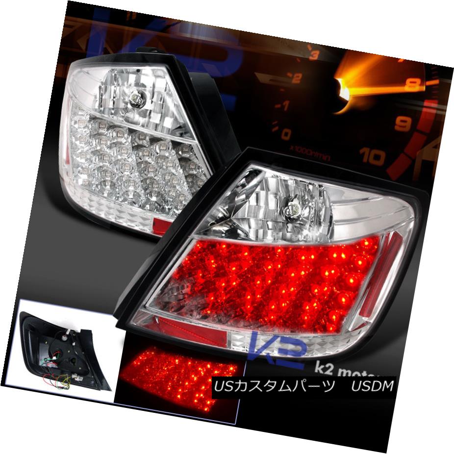 ơ饤 04-10 Scion tC Crystal Chrome Clear LED Rear Tail Brake Lights 2PC 04-10tcꥹ륯९ꥢLEDꥢơ֥졼饤2PC