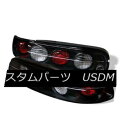 テールライト Lexus 95-00 SC300 SC400 Rear Black Tail Lights Brake Lamp Set レクサス95-00 SC300 SC400リアブラックテールライトブレーキランプセット