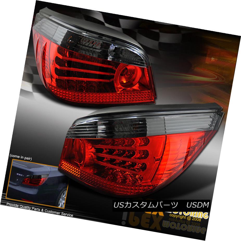 2004-2007 BMW E60 5-Series 525i//530i Red LED Light Bar Tail Brake Lamps Pair