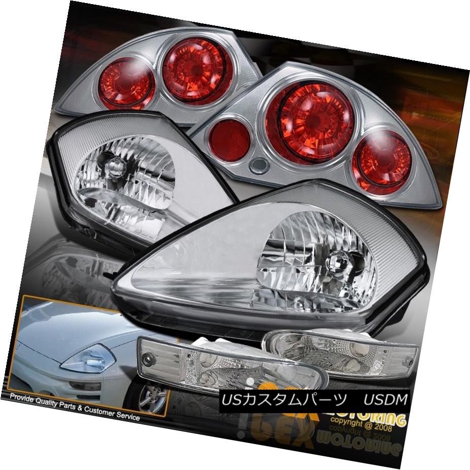 テールライト 00-02 Mitsubishi Eclipse [6pcs JDM Chrome Combo] Headlight + Signal & Tail Lamp 00-02 Mitsubishi Eclipse [6pcs JDM Chrome Combo]ヘッドライト+シグナル＆amp; テールランプ