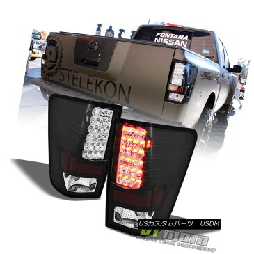 テールライト Black Fits 04-15 Titan Philips-Led Perform Tail Brake Lights Lamps Left+Right ブラックフィット04-15タイタン・フィリップス・リード・テール・ブレーキ・ライトランプ左+右