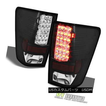 テールライト Black Fits 04-15 Titan Philips-Led Perform Tail Brake Lights Lamps Left+Right ブラックフィット04-15タイタン・フィリップス・リード・テール・ブレーキ・ライトランプ左+右