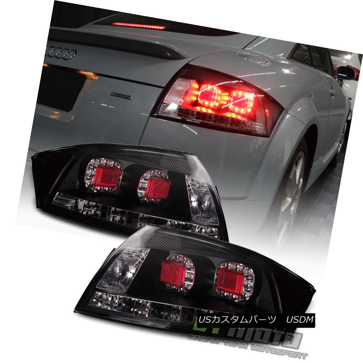 テールライト Black 2000-2006 Audi TT Quattro Lumileds LED Tail Lights Brake Lamps Left+Right ブラック2000-2006 Audi TT Quattro Lumileds LEDテールライトブレーキランプ左+右