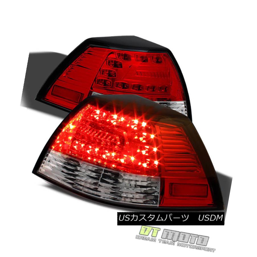 テールライト 2008-2009 Pontiac G8 Red Clear Lumileds LED Tail Lights Brake Lamps Left+Right 2008 - 2009年ポンティアックG8レッドクリアLumileds LEDテールライトブレーキランプ左+右