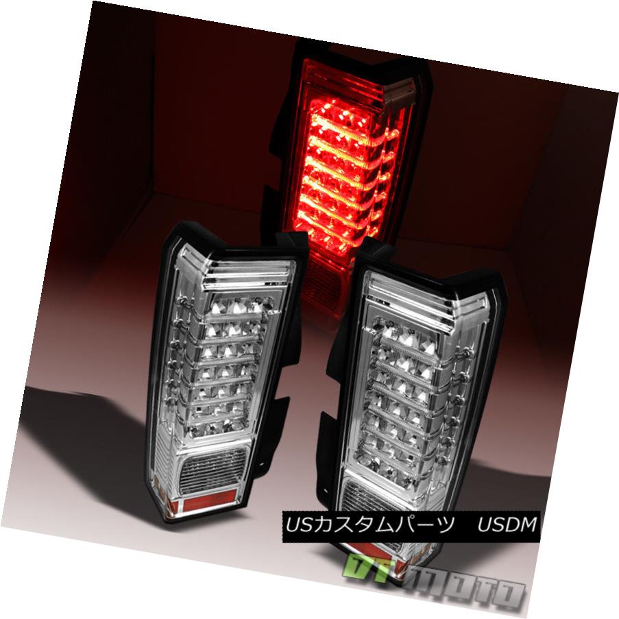 テールライト 2006-2010 Hummer H3 SUV Chrome LED Strip Rear Tail Lights Brake Lamps Left+Right 2006-2010 Hummer H3 SUVクロームLEDストリップリアテールライトブレーキランプ左+右