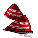 テールライト 1998-2004 Mercedes Benz R170 SLK230/ SLK320 Red LED Tail Lights Lamps Left Right 1998 2004年メルセデスベンツR170 SLK230 / SLK320レッドLEDテールライトランプ左 右