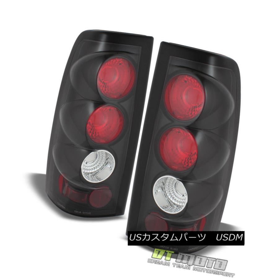 テールライト 2003-2006 Chevy Silverado Altezza Black Rear Tail Lights Lamps Left+Right Set 2003-2006シボレーシルバラードアルテッツァブラックリアテールライトランプ左+右セット