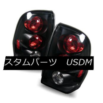 テールライト For 02-09 Chevy Trailblazer Black LH+RH Altezza Tail Lights Rear Brake Lamps 02-09シボレートレイルブレイザーブラックLH + RH Altezzaテールライトリアブレーキランプ
