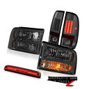 テールライト 2005 2006 2007 F350 Highline Dark Front Headlights Tint LED Brake Lights Red 3rd 2005年2006年2007年F350ハイライトダークフロントヘッドライト色合いLEDブレーキライト赤色第3