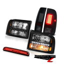 テールライト 2005 2006 2007 Ford F550 Headlights Rear Brake Lamps Tail Lights 3rd Red LED 2005年2006年2007年Ford F550ヘッドライトリアブレーキランプテールライト第3赤色LED