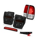 テールライト 2008-2010 F350 6.3L Tinted Headlights L+R Bright L.E.D Taillamps High 3rd...