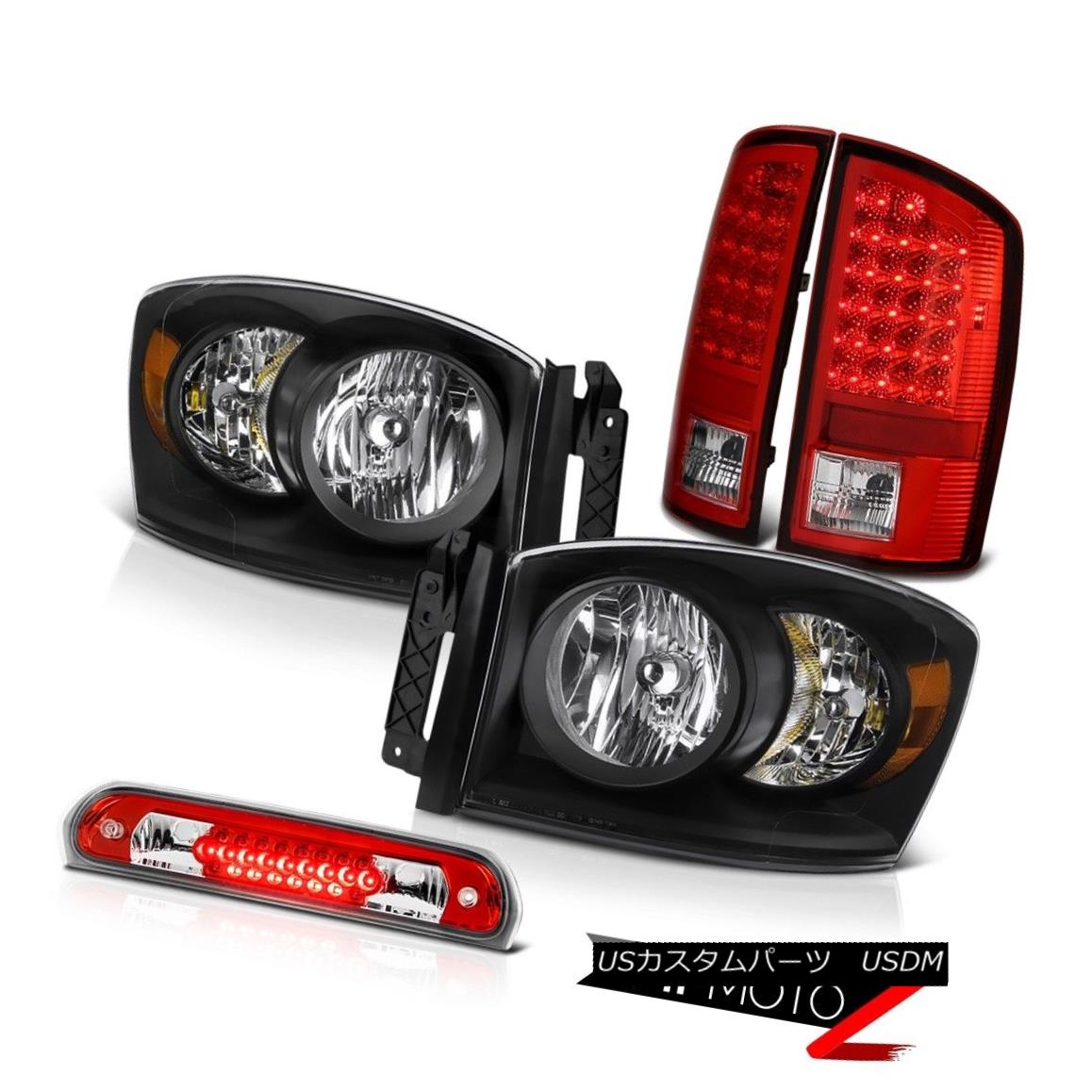 Jet Black Headlight Red LED Tail light Wine Third Brake 2007-2008 Dodge Ram 1500カテゴリテールライト状態新品メーカーDodge車種Ram 2500発送詳細送料一律 1000円（※北海道、沖縄、離島は省く）商品詳細輸入商品の為、英語表記となります。 Condition: New Brand: Venom Inc. [Headlight] Side: Driver&Passenger Side Provided Manufacturer Part Number: OEM#B0907H_2007_2008_A8934 [Tail Light] Brake: Built-In LED Interchange Part Number: 55077794AD/55077795, 55277302AC/55277303, 5072594AD [Tail Light] Dashboard Light: Error-Free Other Part Number: CH2519114/CH2518114,CH2801165/CH2800165 [Tail Light] Parking: Built-In LED Placement on Vehicle: Left, Right, Front, Rear [Tail Light] Reverse: Re-use Original 921 Bulbs Warranty: 60 Day [Tail Light] Side: Driver & Passenger Included [Headlight] Low Beam Bulb: Re-use Original H13 Bulbs [Tail Light] Signal: Built-in LED [Headlight] DOT & SAE: Approved Contact Us: TEL: 1-844-884-7847 | HOURS: 9am - 6pm PST [Headlight] High Beam Bulb: Re-use Original H13 Bulbs Returns: 60-Days LOVE IT or RETURN IT! UPC: 7426545775754 EAN: 7426545775754※以下の注意事項をご理解頂いた上で、ご入札下さい※■海外輸入品の為、NC,NRでお願い致します。■フィッテングや車検対応の有無については、画像と説明文よりお客様の方にてご判断をお願いしております。■USのカスタムパーツは国内の純正パーツを取り外した後、接続コネクタが必ずしも一致するとは限らず、加工が必要な場合がございます。■商品説明文中に英語にて”保障”に関する記載があっても適応はされませんので、ご理解ください。■初期不良（到着より7日以内）のみ保証対象とします。ただし、取り付け後は、保証対象外とします。■海外倉庫から到着した製品を、再度国内で検品を行い、日本郵便または佐川急便にて発送となります。■お届けまでには、2〜3週間程頂いております。ただし、天候次第で多少遅れが発生する場合もあります。■商品落札後のお客様のご都合によるキャンセルはお断りしておりますが、商品落札金額の30％の手数料をいただいた場合のみお受けいたします。■他にもUSパーツを多数出品させて頂いておりますので、ご覧頂けたらと思います。■USパーツの輸入代行も行っておりますので、ショップに掲載されていない商品でもお探しする事が可能です!!お気軽にお問い合わせ下さい。&nbsp;