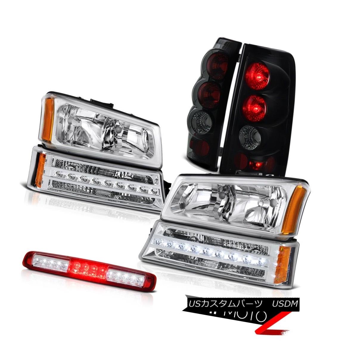 テールライト 03 04 05 06 Chevy Silverado 1500 High Stop Lamp Headlamps Signal Taillights LED 03 04 05 06 Chevy Silverado 1500ハイストップランプヘッドランプ信号灯LED