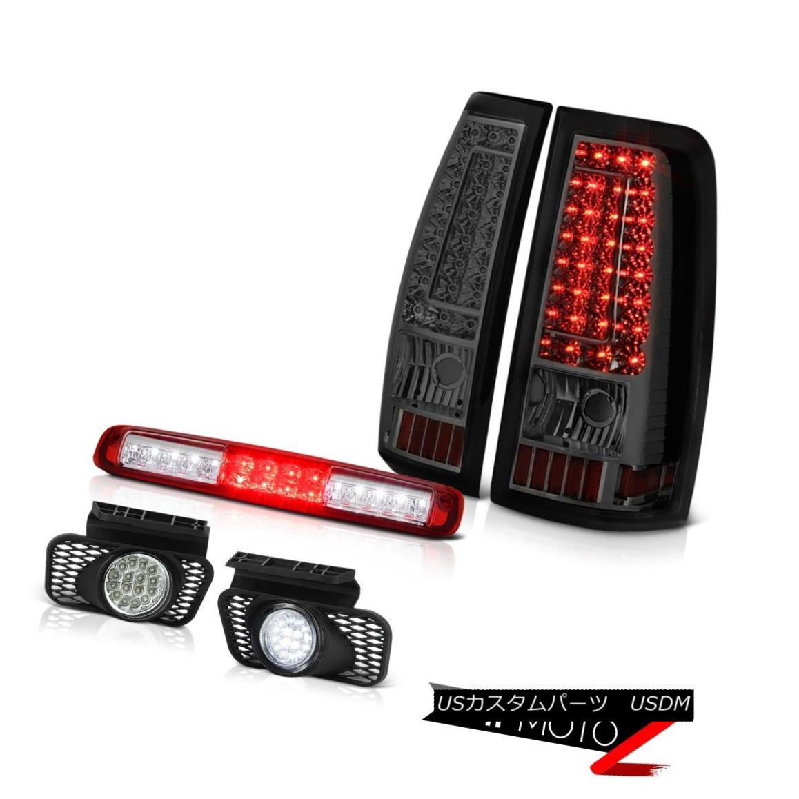 テールライト 2003-2006 Silverado Rosso Red High Stop Light Foglights Titanium Smoke Taillamps 2003-2006シルバラードロッソレッドハイストップライトフォグライトチタンスモークタイルランプ