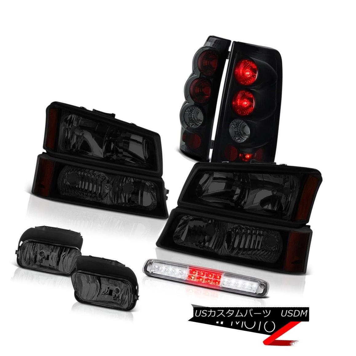 テールライト 03-06 Silverado High Stop Light Titanium Smoke Foglamps Taillamps Headlamps LED 03-06 Silveradoハイストップライトチタンスモークフォグランプタイルランプヘッドランプ