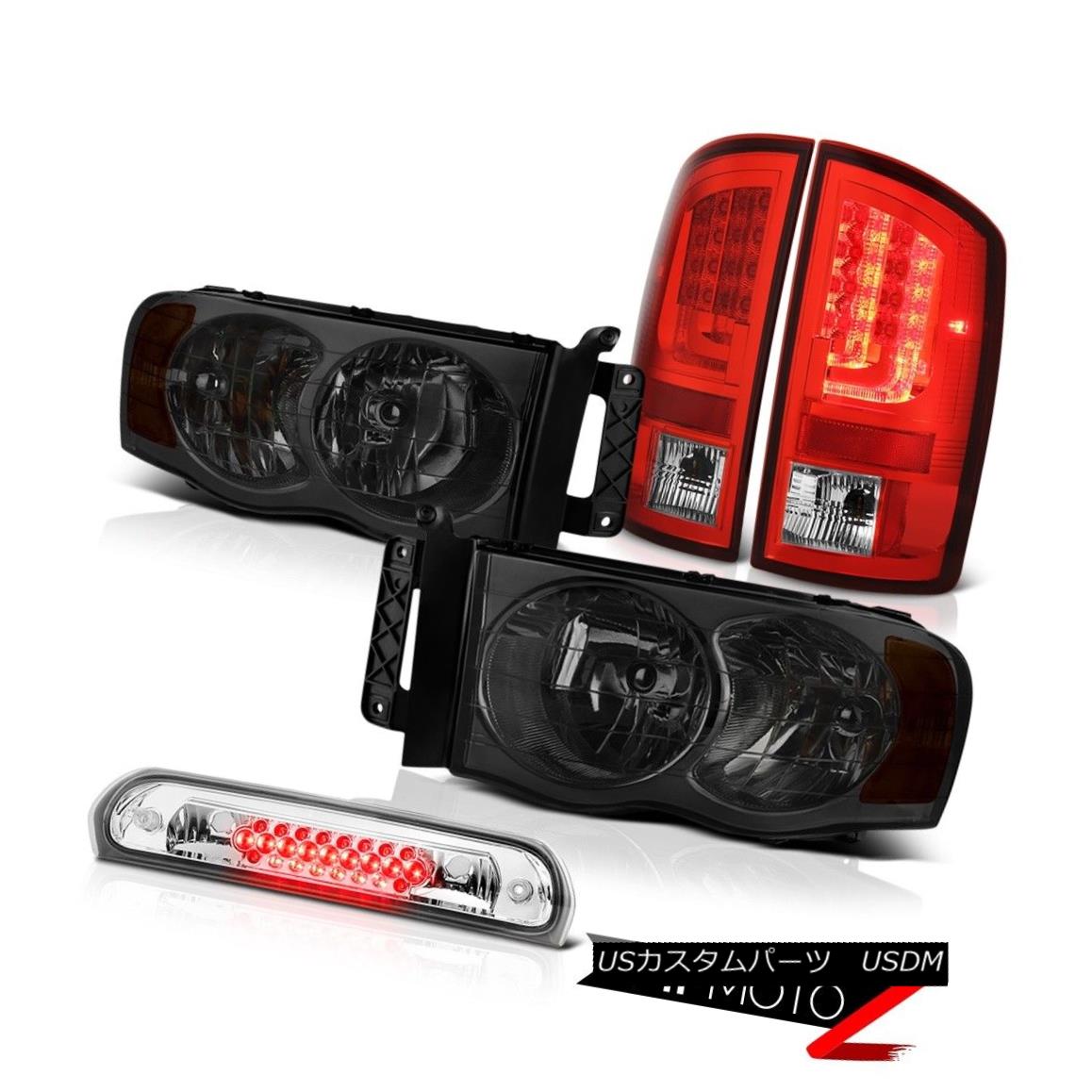 ơ饤 2002-2005 Dodge Ram 1500 SLT Tail Lamps Smoked Headlights Chrome Roof Cab Light 2002-2005å1500 SLTơץ⡼إåɥ饤ȥ롼ե֥饤