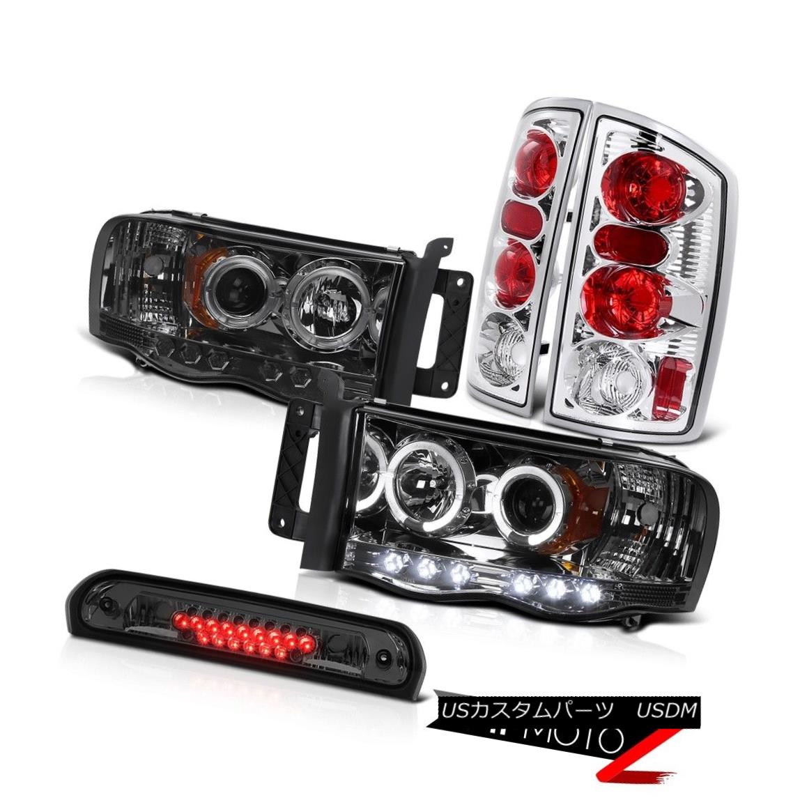 ơ饤 Smoke Halo Projector Headlights Rear Tail Lights Roof Brake LED 2002-2005 Ram V6 ⡼ϥץإåɥ饤ȥꥢơ饤ȥ롼ե֥졼LED 2002-2005 Ram V6