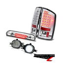 テールライト Brake Taillight LED Bumper SMD Foglamp High Stop Chrome 2007-2008 Dodge Ram 2500 ブレーキ灯台LEDバンパーSMD Foglampハイストップクローム2007-2008ダッジラム2500(2)