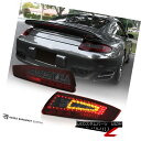 テールライト 2005-2008 Porsche 911 997 Carrera GT2 GT3 Targa Smoke Red LED Tail Light Lamps 2005-2008ポルシェ911 997 カレラGT2 GT3タルガ煙レッドLEDテールライトランプ