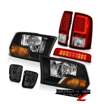 テールライト 13-18 Dodge RAM 1500 Tail Light 3rd Brake Fog Lamp Factory Style Headlight SET 13-18 Dodge RAM 1500テールライト3rdブレーキフォグランプ工場スタイルヘッドライトSET