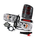 テールライト 02 03 04 Ram V8 LED Angel Eye Headlight Brake Tail Lights Bumper Fog Thir...