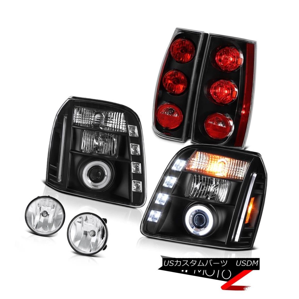 テールライト 07-14 GMC Yukon SLE Fog Lights Tail Lamps Headlamps CCFL Halo Ring 2X CCFL Halo 07-14 GMCユーコンSLEフォグライトテールランプヘッドランプCCFLハローリング2X CCFLハロー